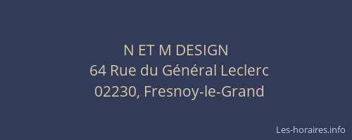 N ET M DESIGN