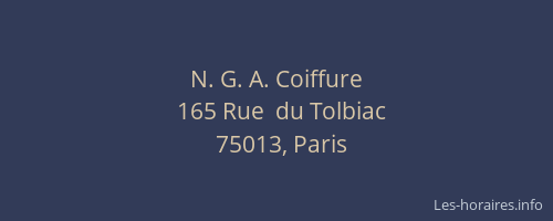 N. G. A. Coiffure