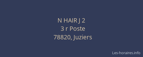 N HAIR J 2