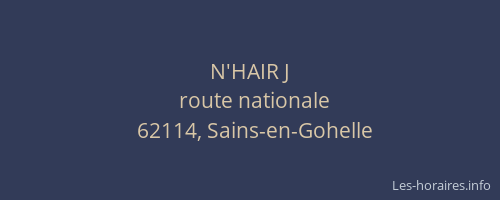 N'HAIR J