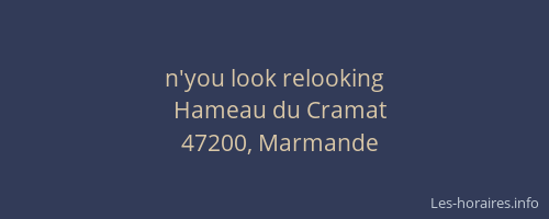 n'you look relooking