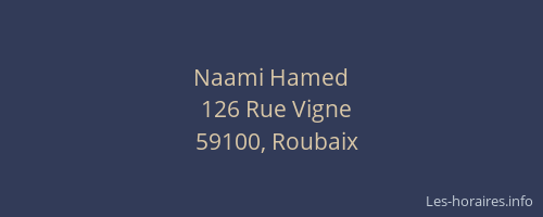 Naami Hamed