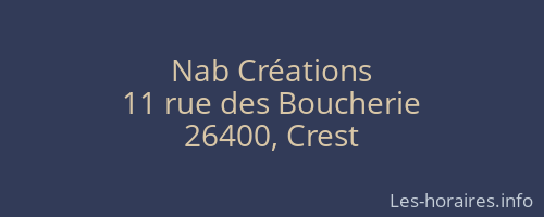 Nab Créations