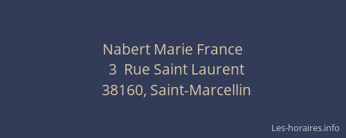 Nabert Marie France