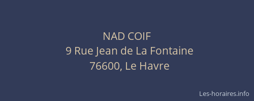 NAD COIF