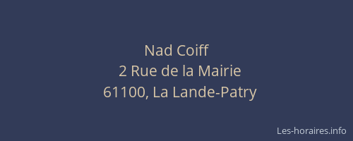 Nad Coiff