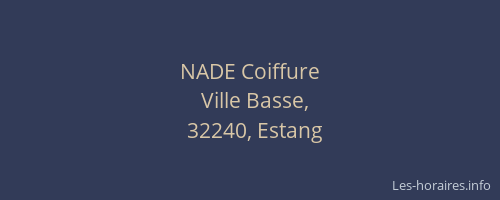 NADE Coiffure