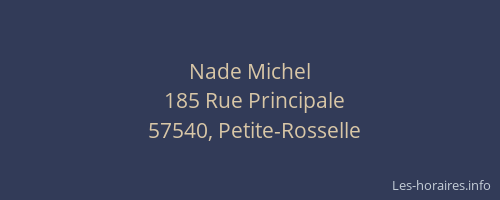 Nade Michel