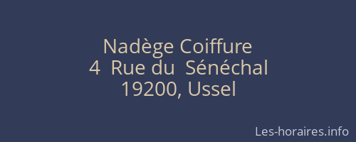 Nadège Coiffure