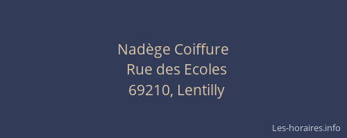 Nadège Coiffure