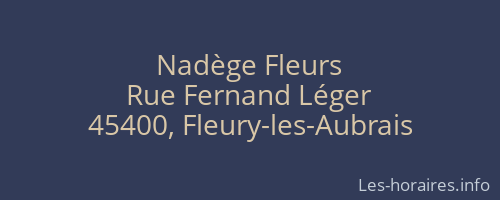Nadège Fleurs