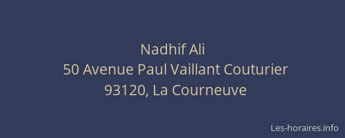 Nadhif Ali