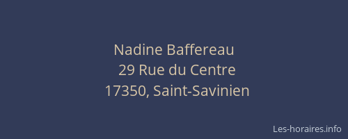Nadine Baffereau