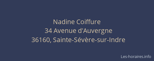 Nadine Coiffure
