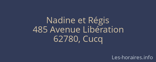 Nadine et Régis