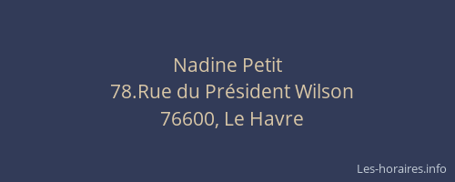 Nadine Petit
