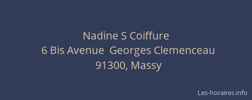 Nadine S Coiffure