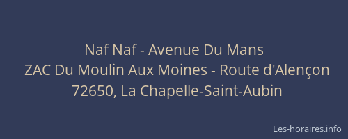 Naf Naf - Avenue Du Mans