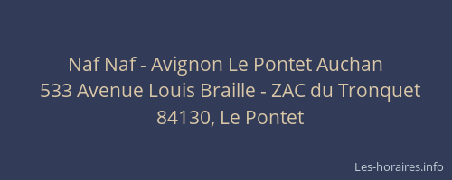 Naf Naf - Avignon Le Pontet Auchan