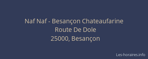 Naf Naf - Besançon Chateaufarine