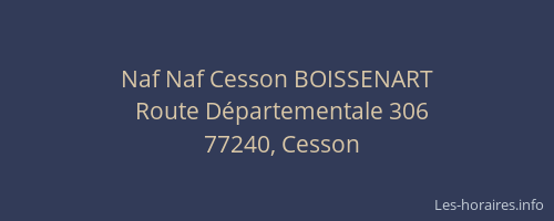Naf Naf Cesson BOISSENART
