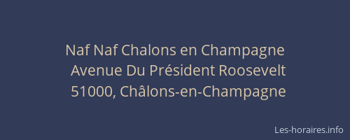 Naf Naf Chalons en Champagne