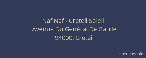 Naf Naf - Creteil Soleil