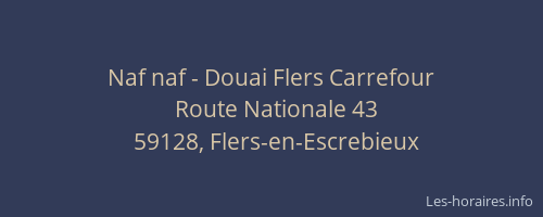 Naf naf - Douai Flers Carrefour
