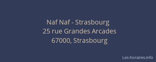 Naf Naf - Strasbourg