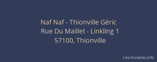 Naf Naf - Thionville Géric