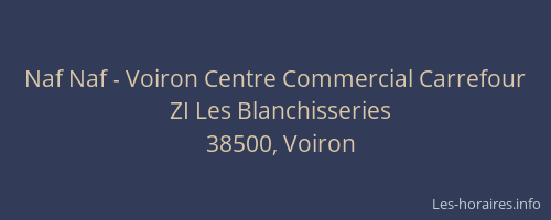 Naf Naf - Voiron Centre Commercial Carrefour
