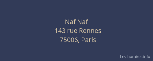 Naf Naf