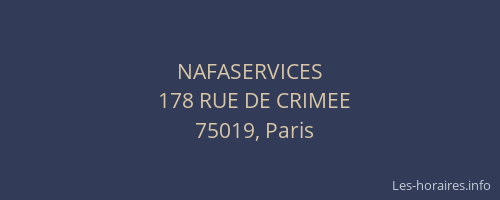 NAFASERVICES