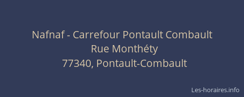 Nafnaf - Carrefour Pontault Combault