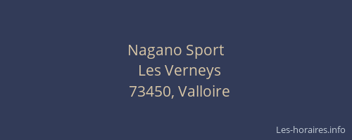 Nagano Sport