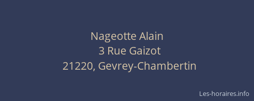Nageotte Alain