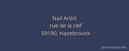 Nail Artist