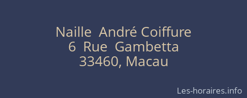 Naille  André Coiffure