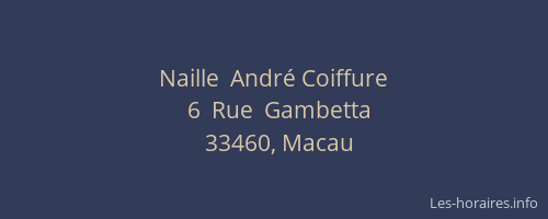 Naille  Andr&eacute; Coiffure