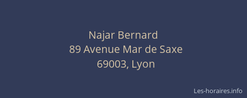 Najar Bernard