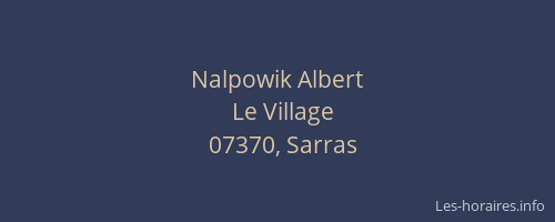Nalpowik Albert