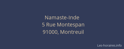 Namaste-Inde