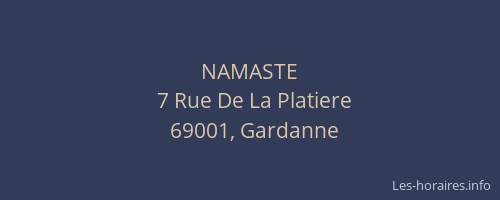 NAMASTE