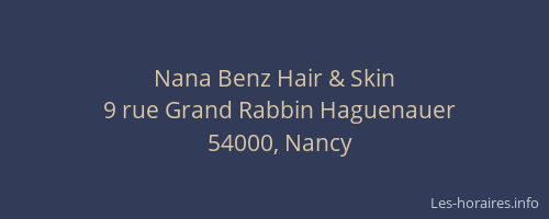 Nana Benz Hair & Skin