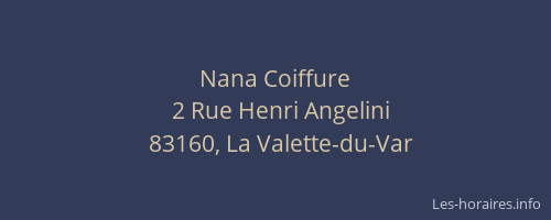 Nana Coiffure