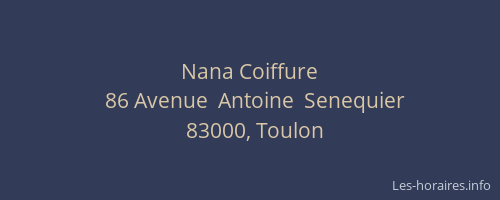 Nana Coiffure