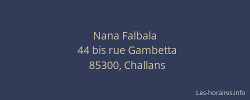 Nana Falbala