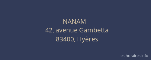 NANAMI