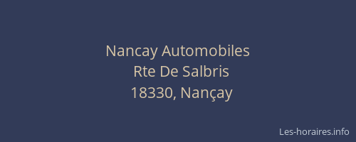 Nancay Automobiles