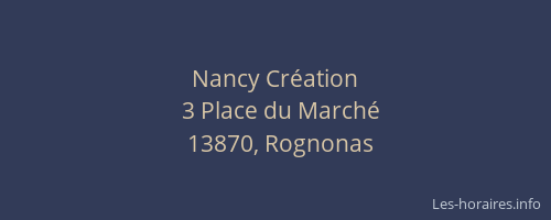 Nancy Création